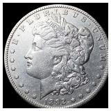 1892-S Silver Morgan Dollar NEARLY UNCIRCULATED