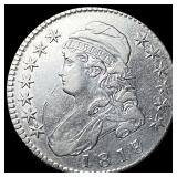 1818 Capped Bust Half Dollar NEARLY UNCIRCULATED