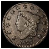 1827 Large Cent LIGHTLY CIRCULATED