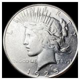 1925-S Silver Peace Dollar CLOSELY UNCIRCULATED
