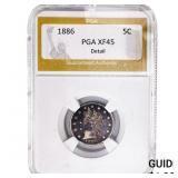 1886 Liberty Victory Nickel PGA XF45 Detail