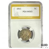 1911 Liberty Victory Nickel PGA MS63