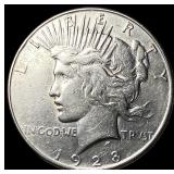 1928 Silver Peace Dollar CLOSELY UNCIRCULATED