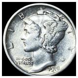 1918 Mercury Dime CLOSELY UNCIRCULATED