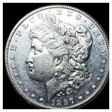 1897-S Silver Morgan Dollar CLOSELY UNCIRCULATED