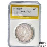 1808/7 Capped Bust Half Dollar PGA XF45+
