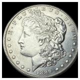 1889-S Silver Morgan Dollar CLOSELY UNCIRCULATED