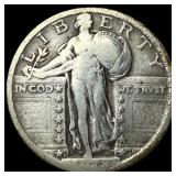 1926-D Silver Standing Liberty Quarter LIGHTLY CIR