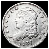 1834 Capped Bust Half Dime NEARLY UNCIRCULATED