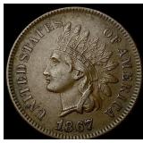 1867 Indian Head Cent CLOSELY UNCIRCULATED