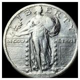 1927-S Silver Standing Liberty Quarter CLOSELY UNC