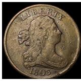 1803 Draped Bust Half Cent NEARLY UNCIRCULATED
