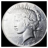 1927 Peace Silver Dollar CLOSELY UNCIRCULATED