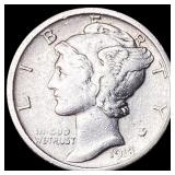 1918-S Silver Mercury Dime CLOSELY UNCIRCULATED