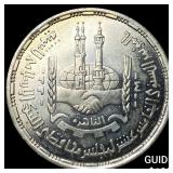 1411[1991] Egypt Silver 5 Pounds Islamic Dev. Bank