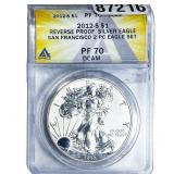 2012-S Silver Eagle ANACS PF70 DCAM