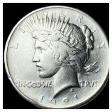 1921 Silver Peace Dollar CLOSELY UNCIRCULATED