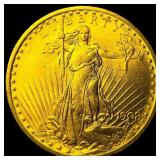 1908 No Motto Saint-Gaudens $20 Gold Double Eagle