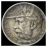1935 Brazil Silver 2000 Reis