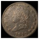 1813 Classic Head Large Cent CLOSELY UNCIRCULATED
