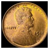 1918-S Lincoln Wheat Cent CLOSELY UNCIRCULATED