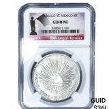 1862GO YE Mexico Silver 8 Reales NGC Genuine