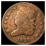 1825 Large Cent LIGHTLY CIRCULATED