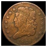 1828 Classic Head Half Cent LIGHTLY CIRCULATED