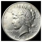 1921 Silver Peace Dollar CLOSELY UNCIRCULATED