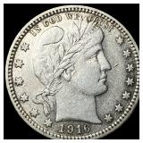 1916-D Silver Barber Quarter CLOSELY UNCIRCULATED