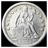 1853-O Silver Seated Liberty Dime NEARLY UNCIRCULA