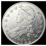 1822 Capped Bust Half Dollar CLOSELY UNCIRCULATED