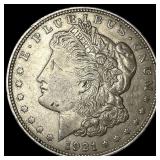 1921 Silver Morgan Dollar CLOSELY UNCIRCULATED