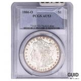 1886-O Morgan Silver Dollar PCGS AU53