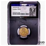 1919-S Wheat Cent NGC MS 9.3 RB
