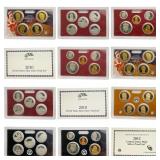 [3] 2010-2012 U.S. Proof Set Coins