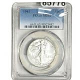 1941 Walking Liberty Half Dollar PCGS MS62