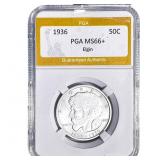 1936 Elgin Half Dollar PGA MS66+