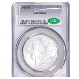 1904-O Morgan Silver Dollar CAC MS62