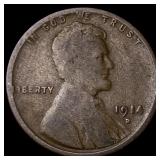 1914-D Lincoln Wheat Cent NEARLY UNCIRCULATED