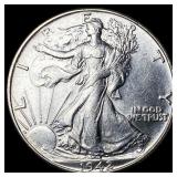 1942-S Silver Walking Liberty Half Dollar UNCIRCUL