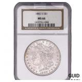 1882-S Morgan Silver Dollar NGC MS66