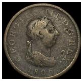 1806 Great Britain George III Copper Penny CLOSELY