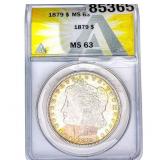 1879 Morgan Silver Dollar ANACS MS63