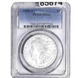1890-O Morgan Silver Dollar PCGS MS62