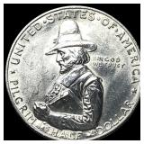1920 Silver Pilgrim Tercentenary Half Dollar GEM B