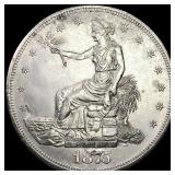 1875-CC Silver Trade Dollar