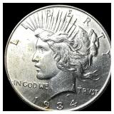 1934 Silver Peace Dollar CHOICE BU