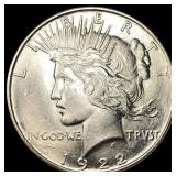 1922 Silver Peace Dollar CHOICE BU
