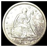 1875-S Silver Twenty Cent Piece CLOSELY  UNCIRCUL